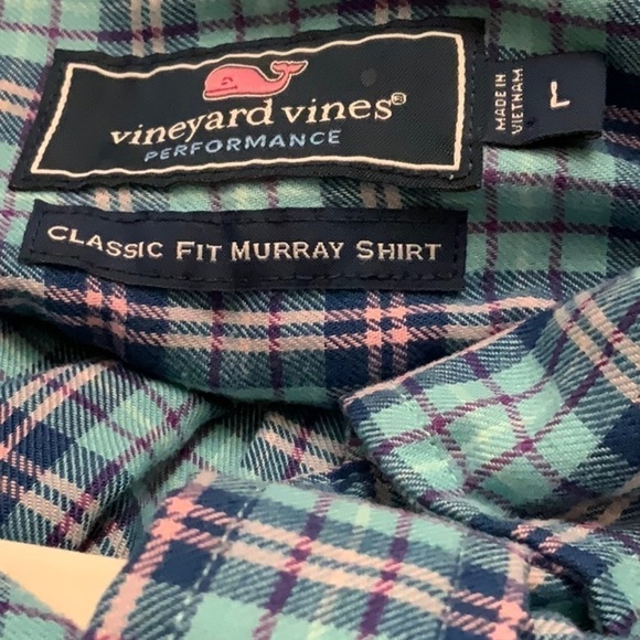 Vineyard Vines classic Murray buttoned down shirt. Mens. Size L - Picture 5 of 6